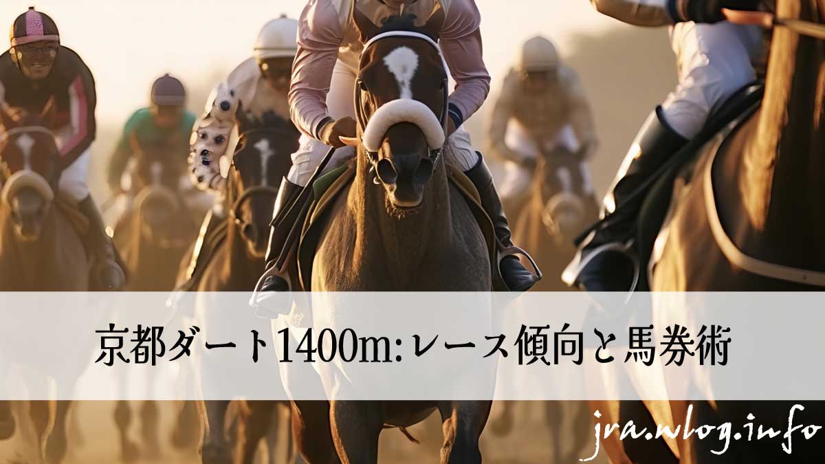 京都競馬ダート1400m レースイメージ